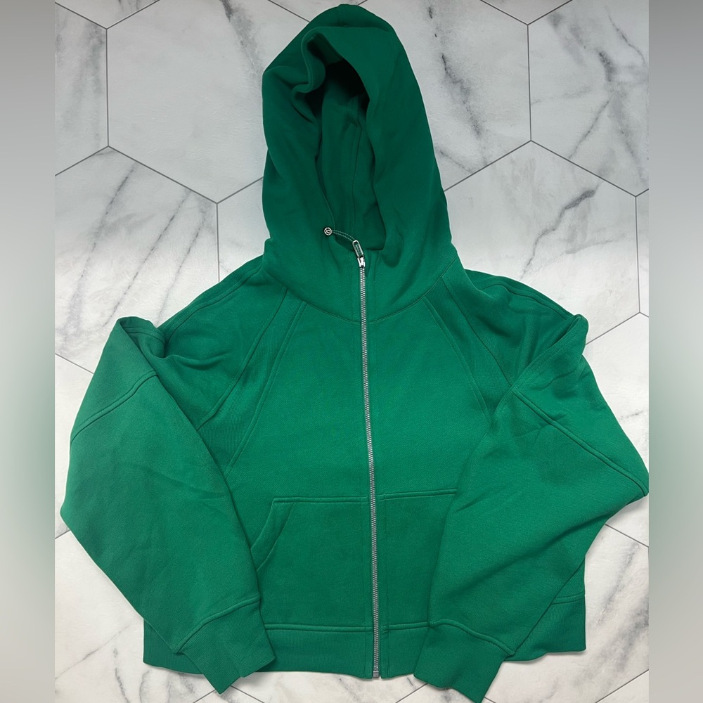 Lululemon Scuba Oversize full-zip hoodie M/L in Raceway Green